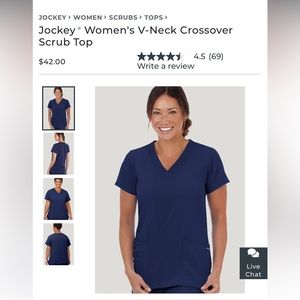 Jockey scrub top